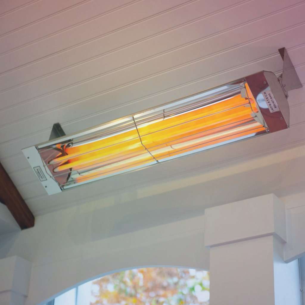 Отопление павильонов инфракрасными обогревателями